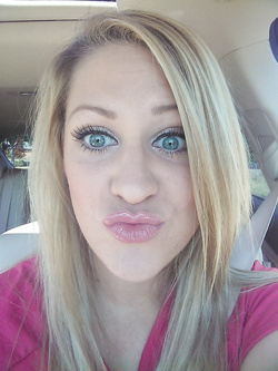 Selfie di una porcona americana