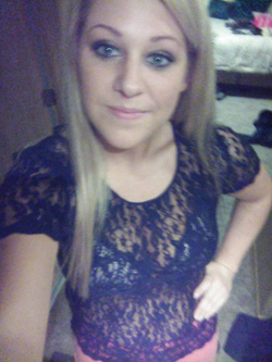 Selfie di una porcona americana