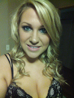 Selfie di una porcona americana