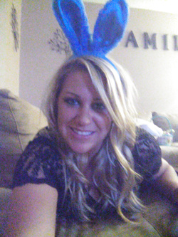 Selfie di una porcona americana