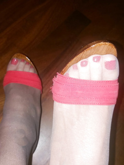 Zoccoli con le calze