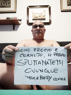 Max e Betty coppia sputtanata in rete con lui Cornuto e Froc