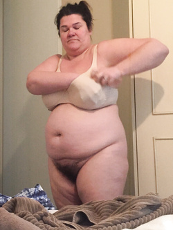 Exposed Unaware BBW Wife Sal Taking Off Bra And Panties