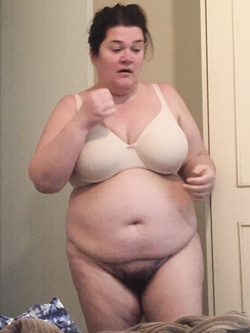 Exposed Unaware BBW Wife Sal Taking Off Bra And Panties